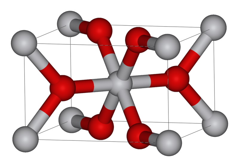 Titanium oxide structure 