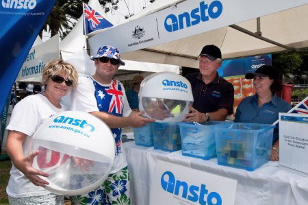 ANSTO stall on Australia Day