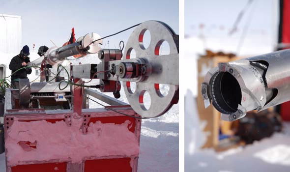 Eclipse Ice Core Drill used in Greenland expedition by Dr Andrew Smith