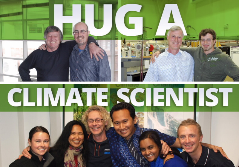 Hug a scientists climate change day_image